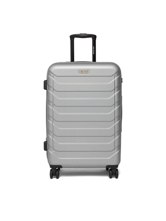 GINO ROSSI Среден куфар C-GIN-M-003-05-SILVER Сребрист цвят на ниска цена
