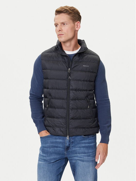 Gant Елек 7006527 Черен Regular Fit цвят на ниска цена