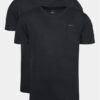 Gant Комплект тениски C-Neck 2 Pack 900002008 Черен Regular Fit цвят на ниска цена