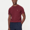 Gant Тишърт Shield 2003184 Бордо Regular Fit цвят на ниска цена