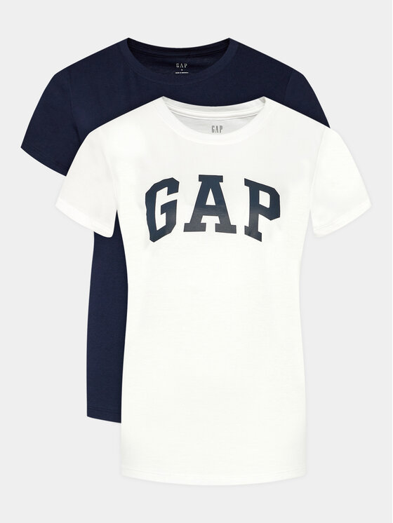 Gap Комплект тениски 548683-00 Тъмносин Regular Fit цвят на ниска цена
