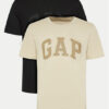 Gap Комплект тениски 885595-00 Черен Regular Fit цвят на ниска цена