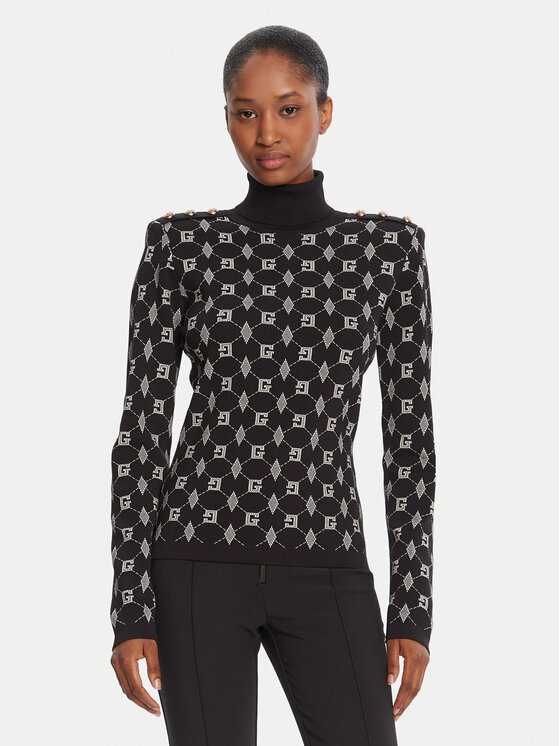 Gaudi Поло 521FD53026 Черен Regular Fit цвят на ниска цена