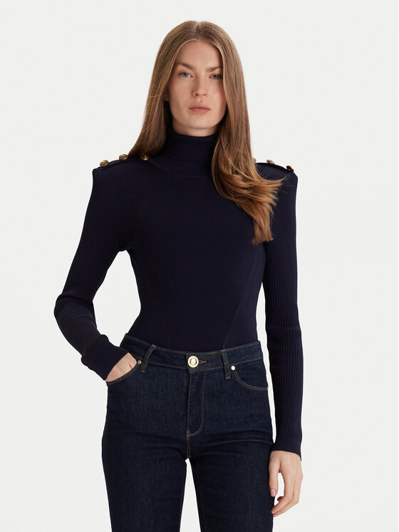 Gaudi Поло 521FD53037 Тъмносин Regular Fit цвят на ниска цена