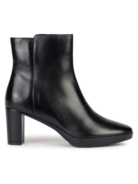 Geox Боти D Walk Pleasure 60 D36TEC 00043 C9999 Черен цвят на ниска цена