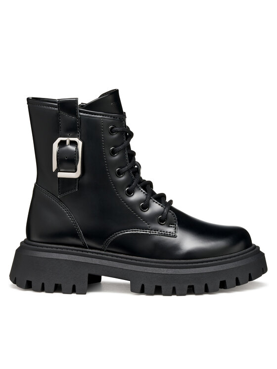 Geox Боти J Maquinnens J56M6C 000CN C9999 S Черен цвят на ниска цена