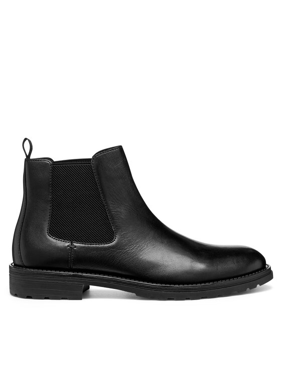 Geox Боти тип челси U Redclif U56LXB 0003C C9999 Черен цвят на ниска цена