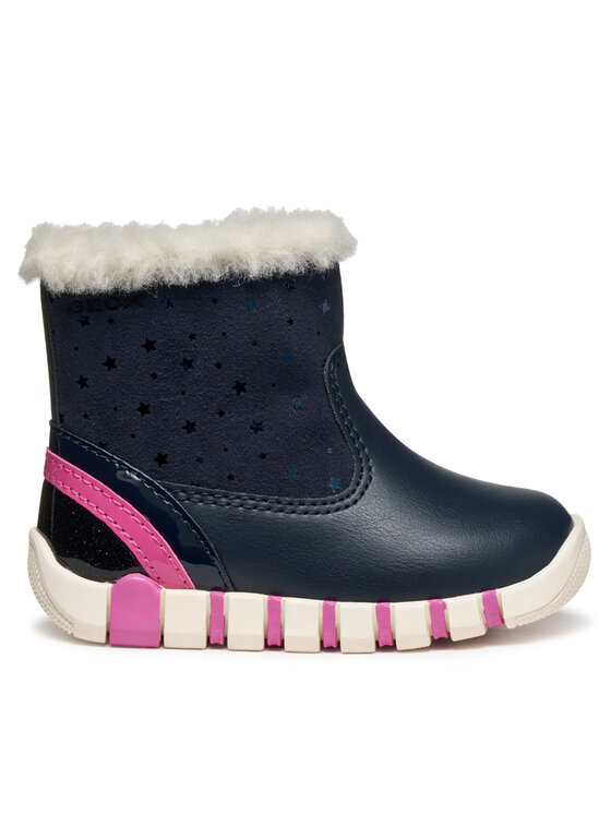 Geox Ботуши B Iupidoo B5658A 0DHBC C4268 Тъмносин цвят на ниска цена