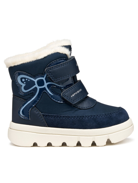 Geox Ботуши B Willaboom B A B565AA 0FU22 C4002 S Тъмносин цвят на ниска цена