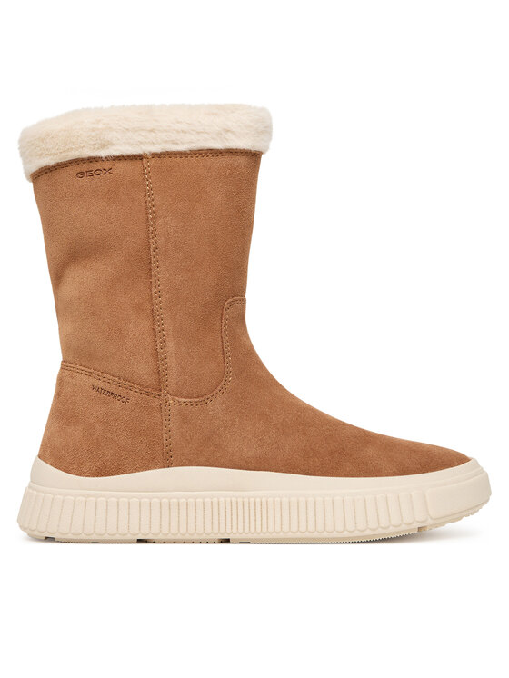 Geox Ботуши J Laquinny Wpf J56NFB 00022 C6627 D Кафяв цвят на ниска цена