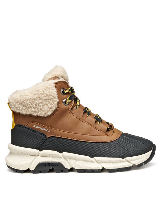 Geox Зимни обувки J Flexyper Plus J56LCB 0ME50 C0324 S Кафяв цвят на ниска цена