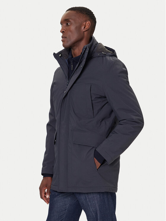 Geox Зимно яке Andalo M5620F T3136 F1624 Тъмносин Regular Fit цвят на ниска цена