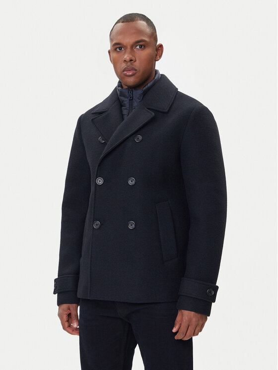 Geox Зимно яке Claudio M5615B T3289 F1624 Тъмносин Regular Fit цвят на ниска цена