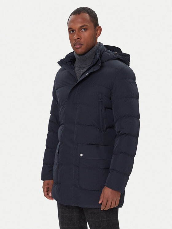 Geox Зимно яке Pieve M5628N T3270 F1624 Тъмносин Regular Fit цвят на ниска цена