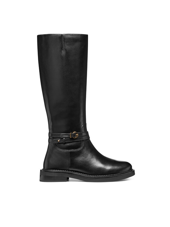 Geox Офицерки D Serilda D56WYA 00043 C9999 Черен цвят на ниска цена