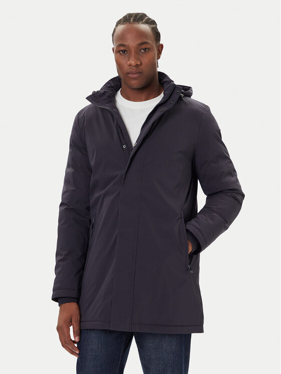 Geox Пухено яке Aurelio M5625K T3194 F1624 Тъмносин Regular Fit цвят на ниска цена