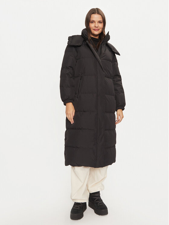 Geox Пухено яке Pheby W4625R T3155 F9000 Черен Regular Fit цвят на ниска цена