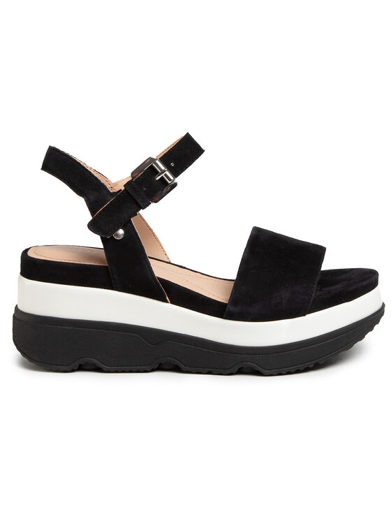 Geox Сандали D Gardenia C D02HBC 00021 C9999 Черен цвят на ниска цена