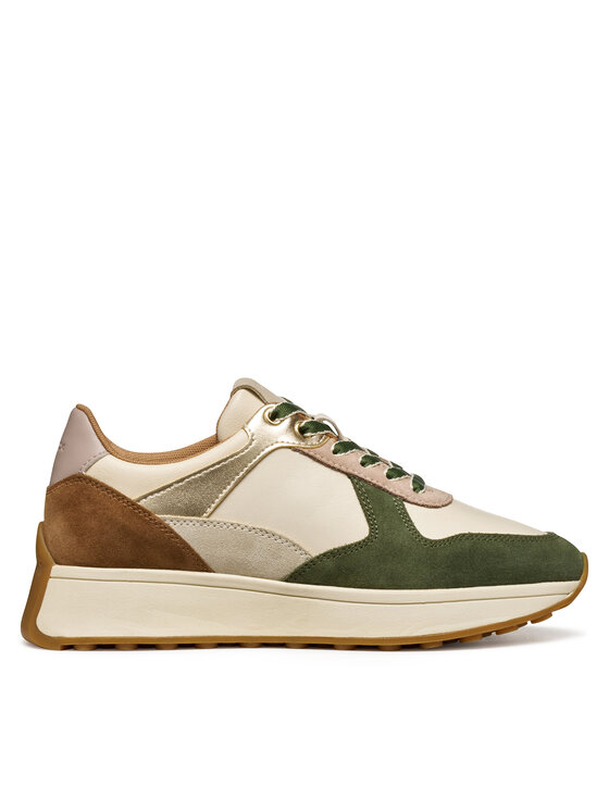 Geox Сникърси D Amabel D45MDA 02285 CH61S Бежов цвят на ниска цена