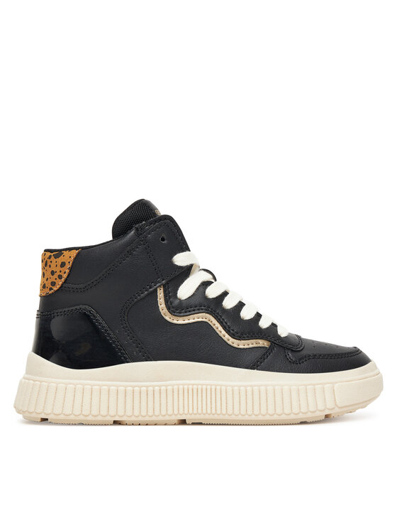 Geox Сникърси J Laquinny J56M3B 05402 C0531 S Черен цвят на ниска цена