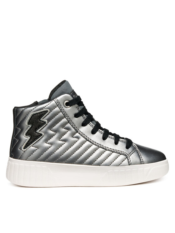 Geox Сникърси J Mikiroshi J56DVE 000NF C1009 S Сребрист цвят на ниска цена