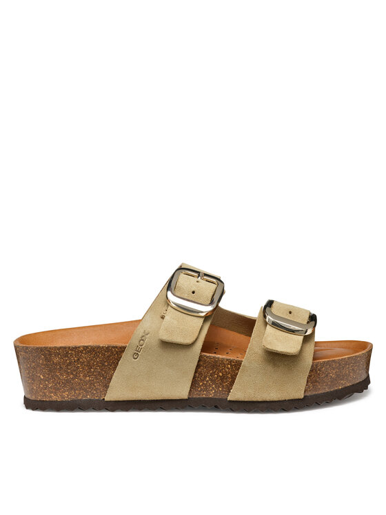 Geox Чехли D Brionia H D551DA 00022 C6738 Бежов цвят на ниска цена