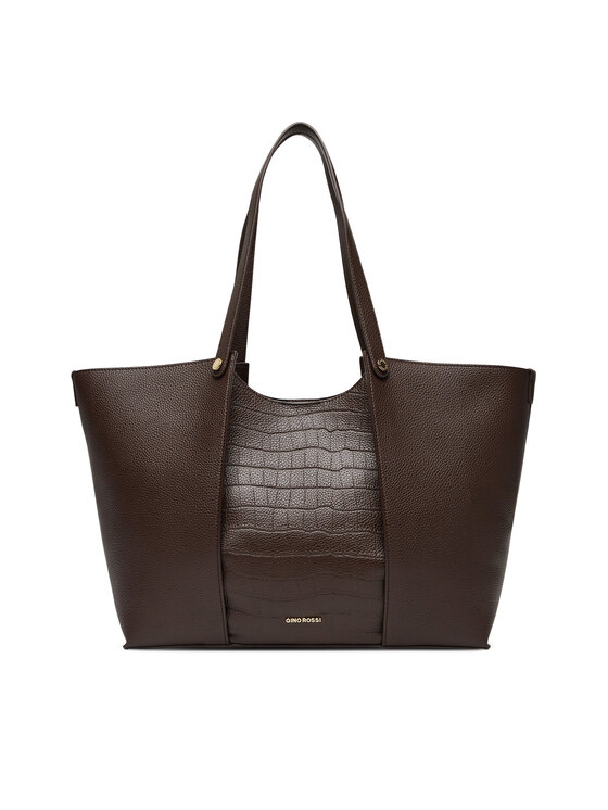 Gino Rossi Дамска чанта C-LX10146 Кафяв цвят на ниска цена