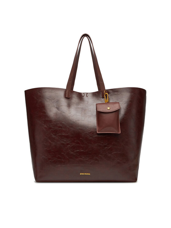 Gino Rossi Дамска чанта C-THARAL-DA8078 Кафяв цвят на ниска цена