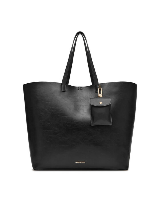 Gino Rossi Дамска чанта C-THARAL-DA8078 Черен цвят на ниска цена