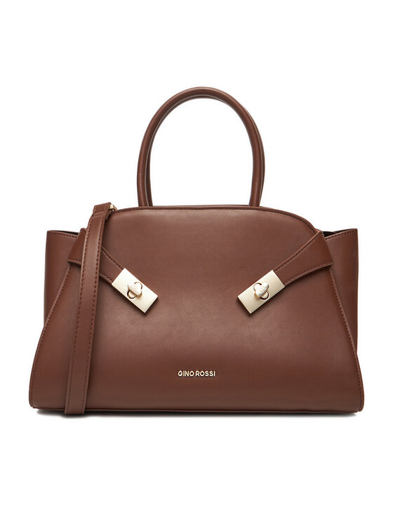Gino Rossi Дамска чанта CEO-EMMY-DA8001 Кафяв цвят на ниска цена