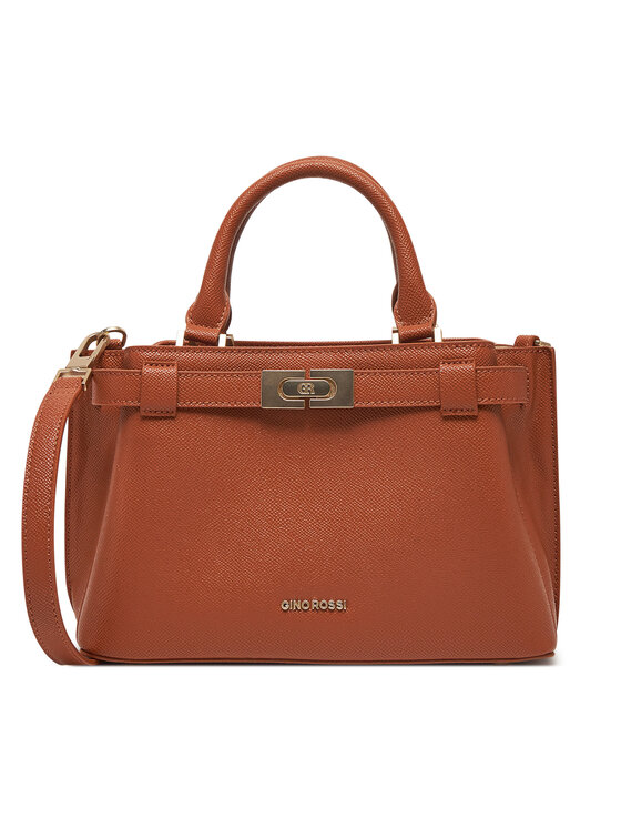Gino Rossi Дамска чанта RC-19684 Кафяв цвят на ниска цена