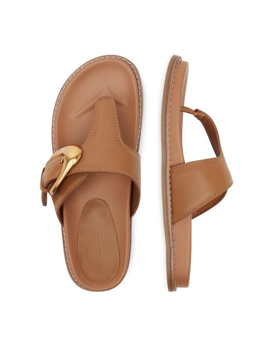 Gino Rossi Джапанки CLAUDIE-R25SS03088 Кафяв цвят на ниска цена