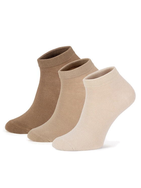 Gino Rossi Къси чорапи 3MB-001-AW24 (3-pack) Цветен цвят на ниска цена