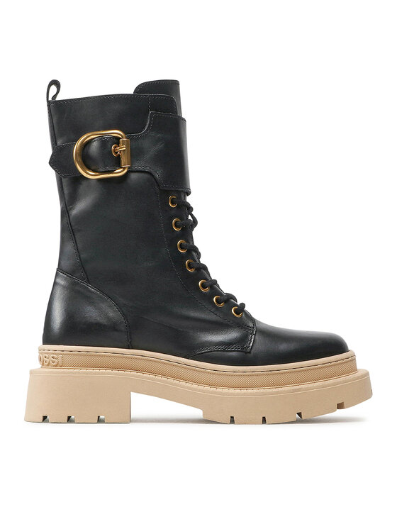 Gino Rossi Туристически oбувки 222FW105 Черен цвят на ниска цена