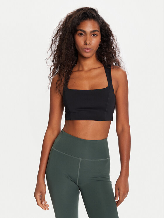 Girlfriend Collective Спортен сутиен Natalie 1122 Черен цвят на ниска цена