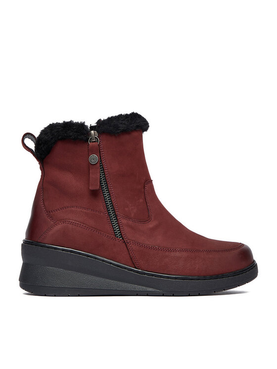 Go Soft Боти CEO-WI23-NUREN-01 Бордо цвят на ниска цена