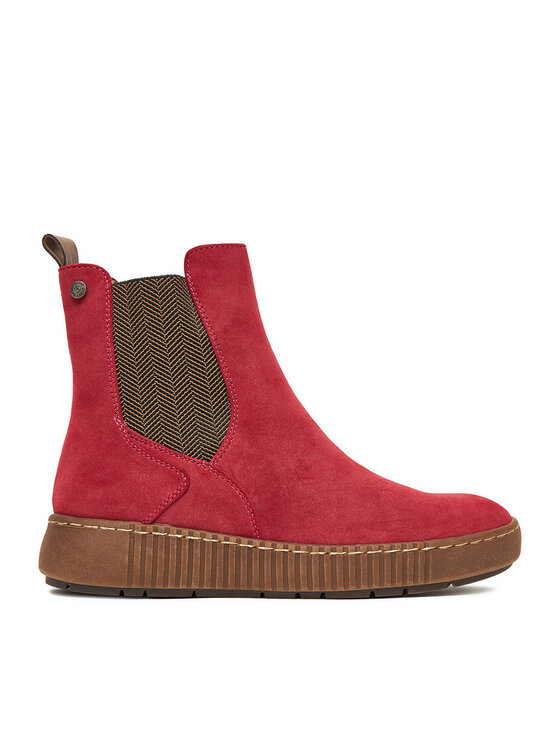 Go Soft Боти CEO-WS5586-07 Червен цвят на ниска цена