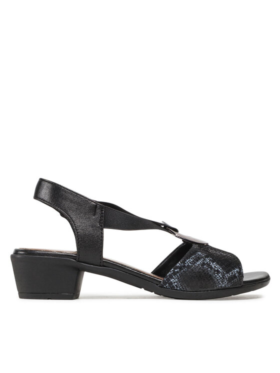 Go Soft Сандали WI23-BETTY-06 Черен цвят на ниска цена