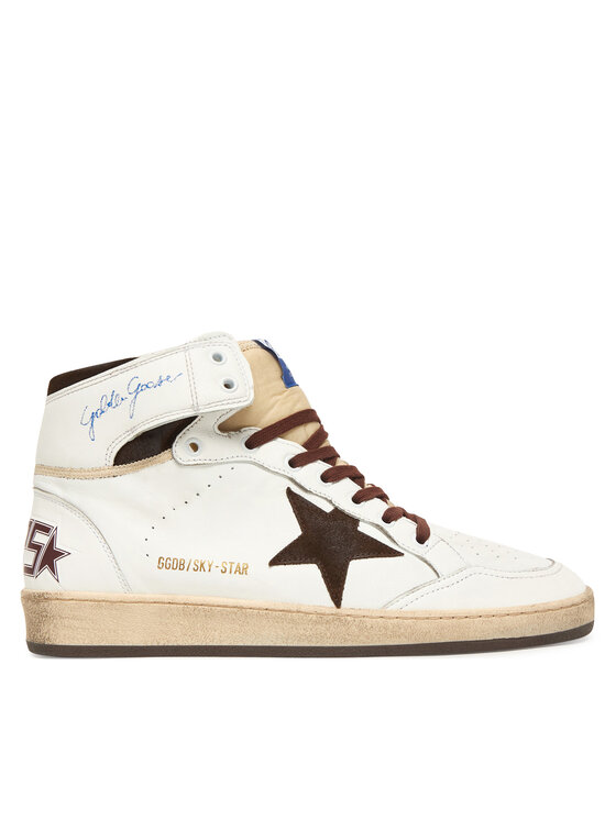 Golden Goose Сникърси Sky Star GMF00230.F004005.11362 Бял цвят на ниска цена