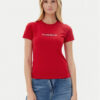 Guess Jeans Тишърт W5RI4 2K8HM0 Червен Regular Fit цвят на ниска цена