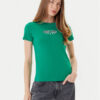 Guess Jeans Тишърт W5YI04 J1314 Зелен Slim Fit цвят на ниска цена