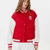Guess Jeans Яке бомбър W5YL15 WHAA2 Червен Regular Fit цвят на ниска цена