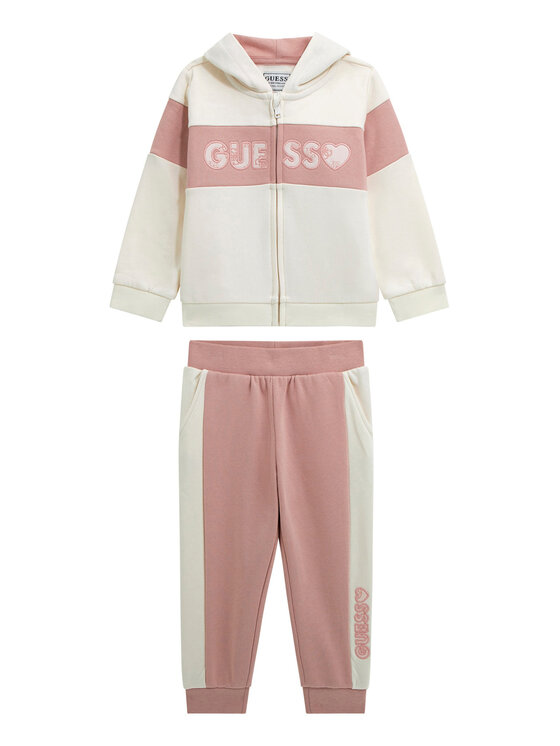 Guess Анцуг K5BG04 KAV34 Бежов Regular Fit цвят на ниска цена