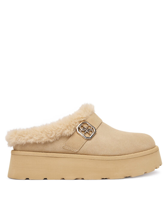 Guess Апрески FLFDOC ESU06 Бежов цвят на ниска цена