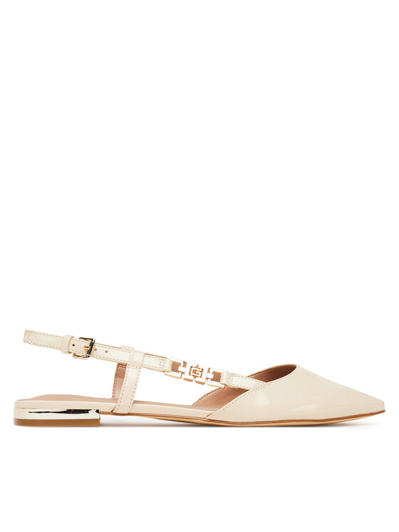 Guess Балеринки FLTFR2 PAF05 Екрю цвят на ниска цена