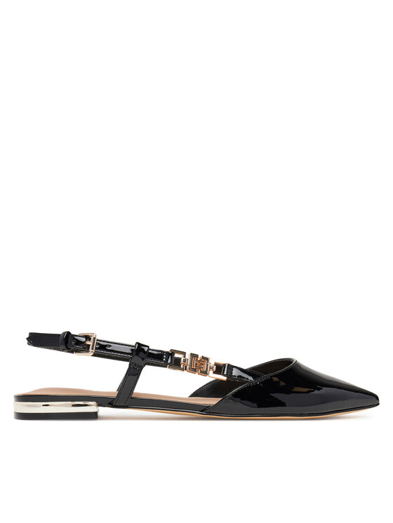 Guess Балеринки FLTFR2 PAF05 Черен цвят на ниска цена