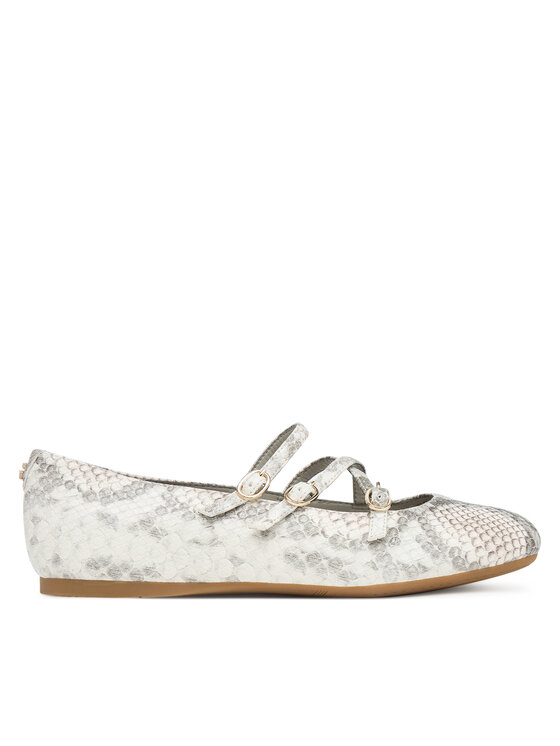 Guess Балеринки FLTKAL PEL02 Сив цвят на ниска цена