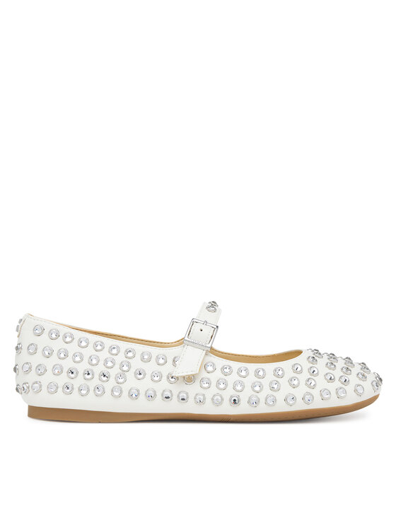 Guess Балеринки FLTKDL ELE02 Бял цвят на ниска цена