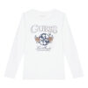 Guess Блуза J5BI20 J1314 Бял Regular Fit цвят на ниска цена