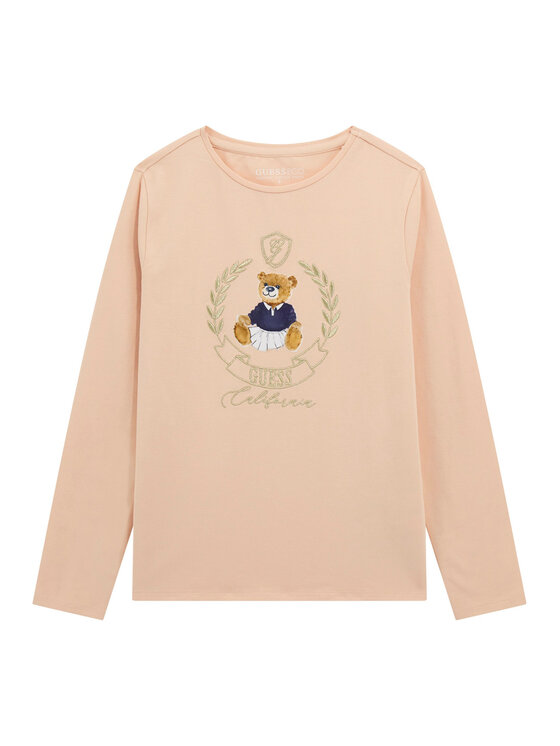 Guess Блуза J5BI26 J1314 Розов Regular Fit цвят на ниска цена